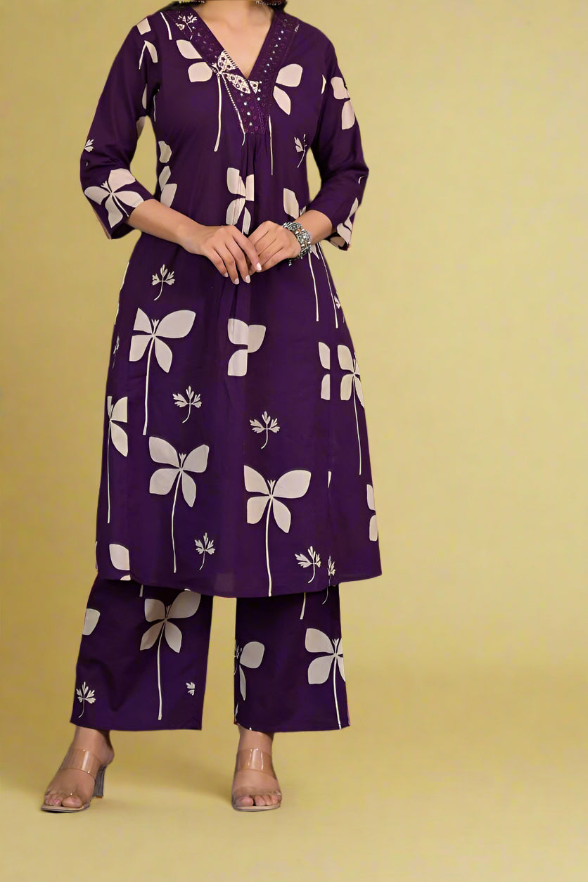 Great For Festive Cotton Coord Set