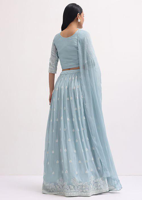 Saanjh Soul Georgette Lehenga