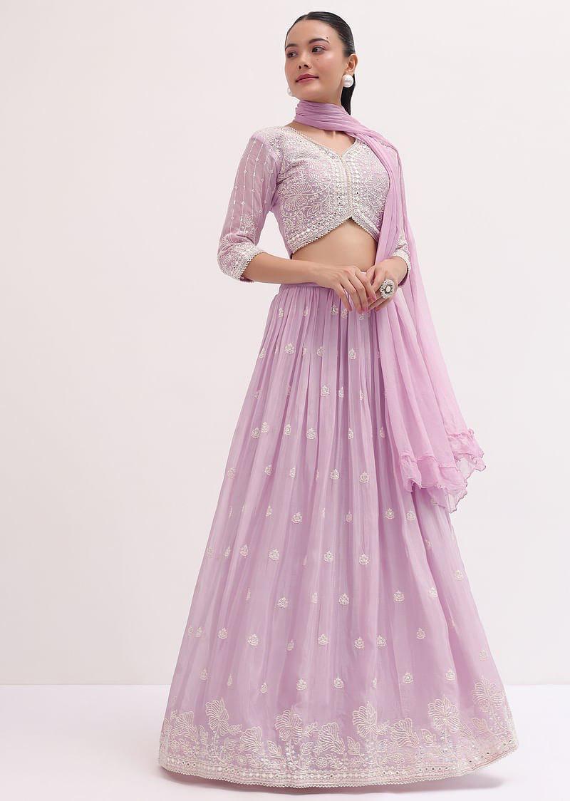 Saanjh Soul Georgette Lehenga