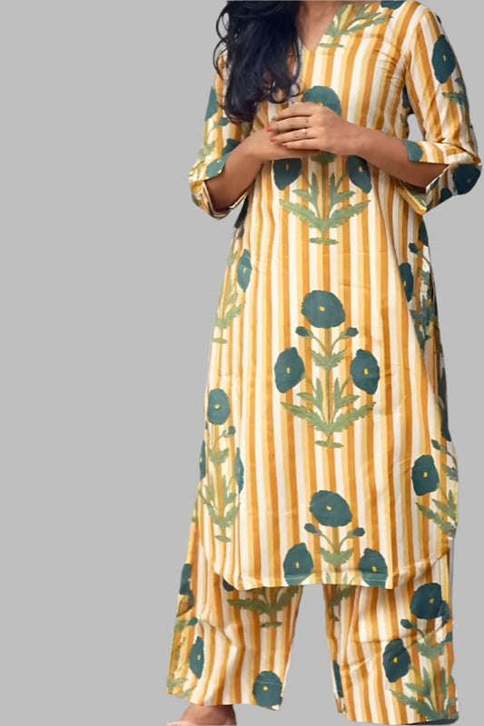 Twilight Hue Cotton Coord Set