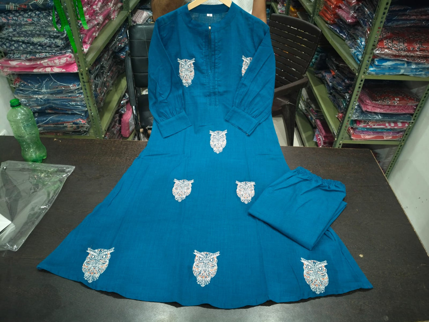 Owl World Cotton Coord Set