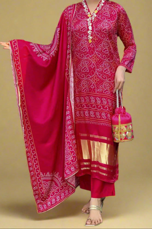 Raining With Me Silk Kurti Set