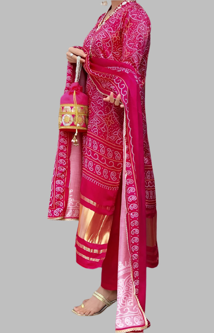 Raining With Me Silk Kurti Set