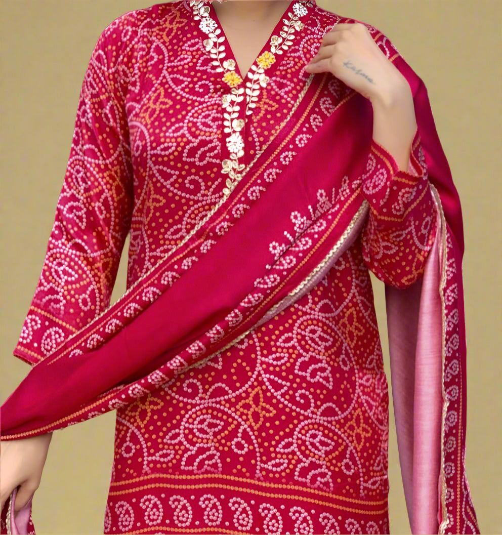 Raining With Me Silk Kurti Set