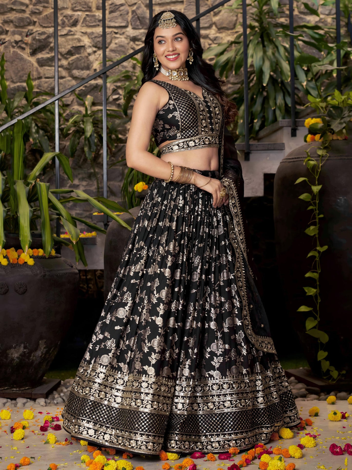 Desi Inspiration Designer Dola Silk Lehenga