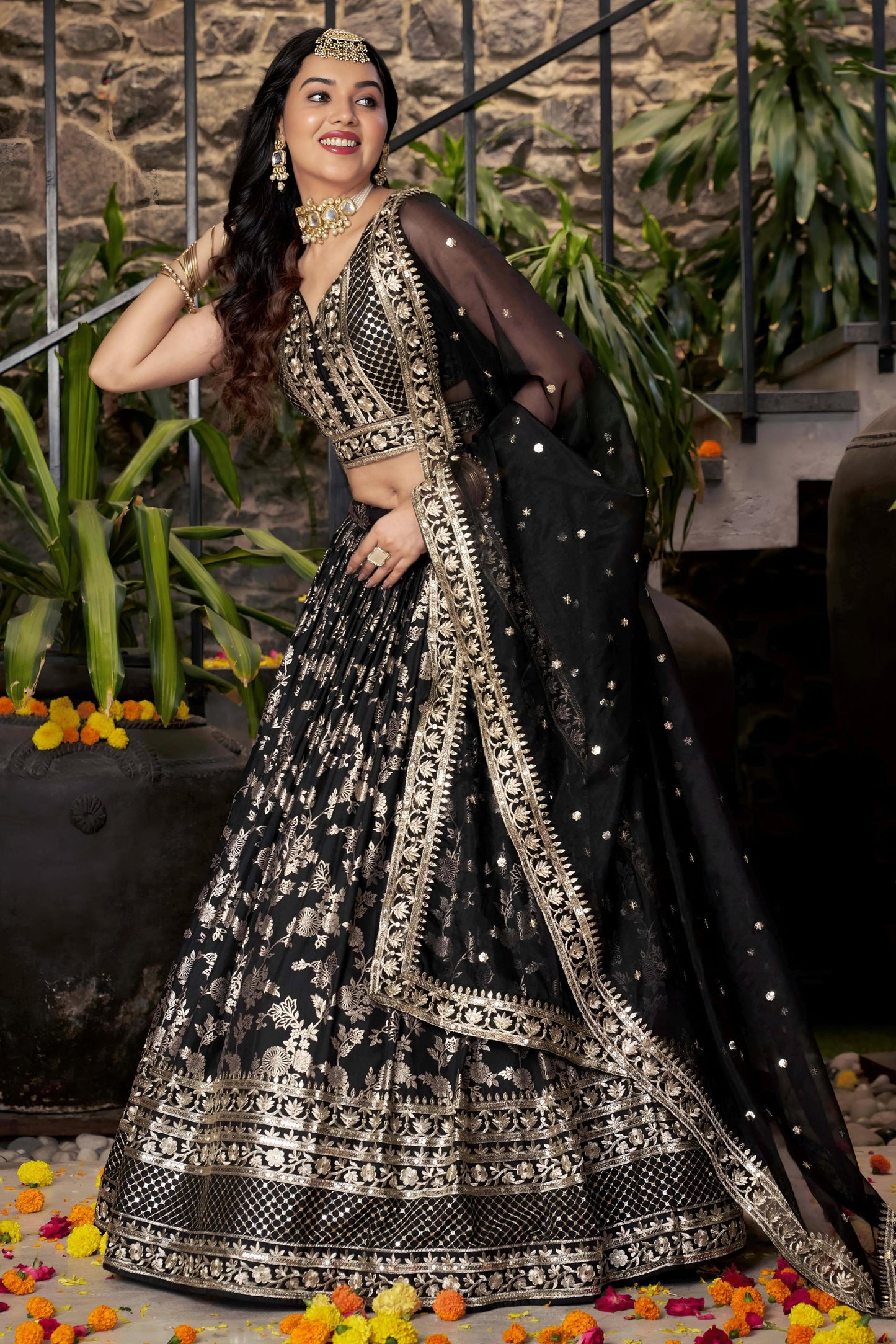 Desi Inspiration Designer Dola Silk Lehenga
