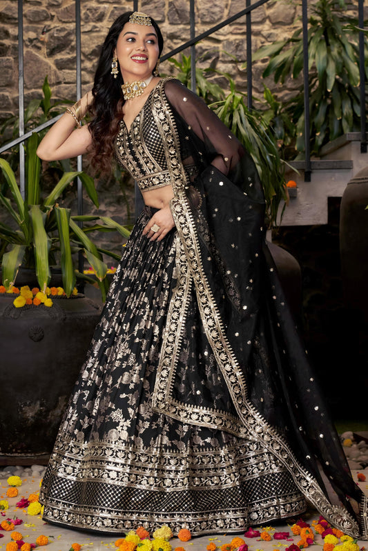 Desi Inspiration Designer Dola Silk Lehenga