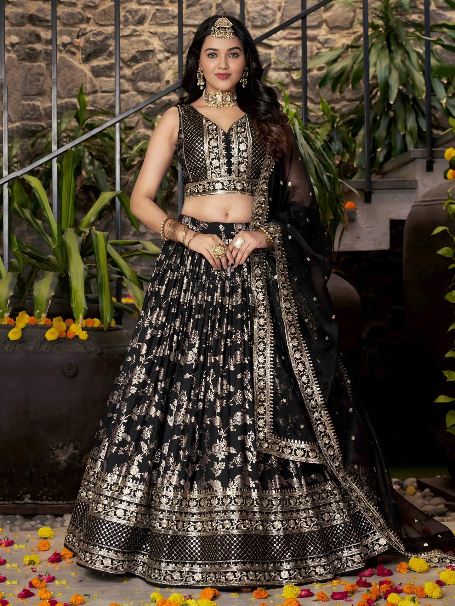Desi Inspiration Designer Dola Silk Lehenga