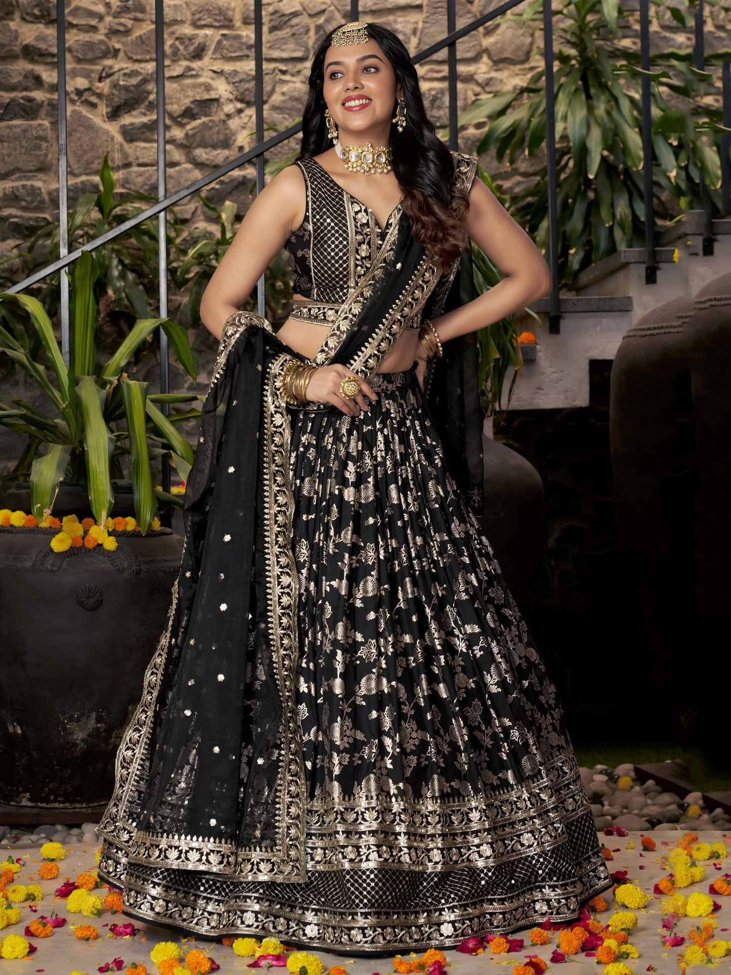 Desi Inspiration Designer Dola Silk Lehenga