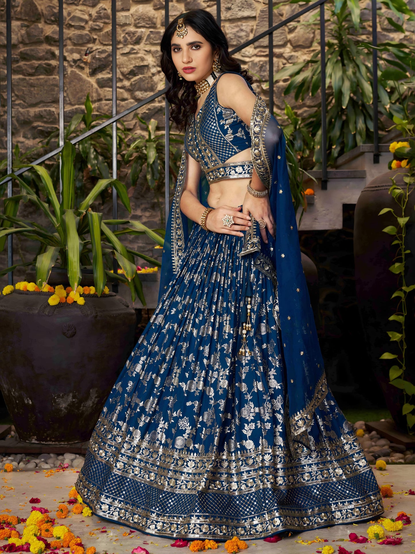 Desi Inspiration Designer Dola Silk Lehenga