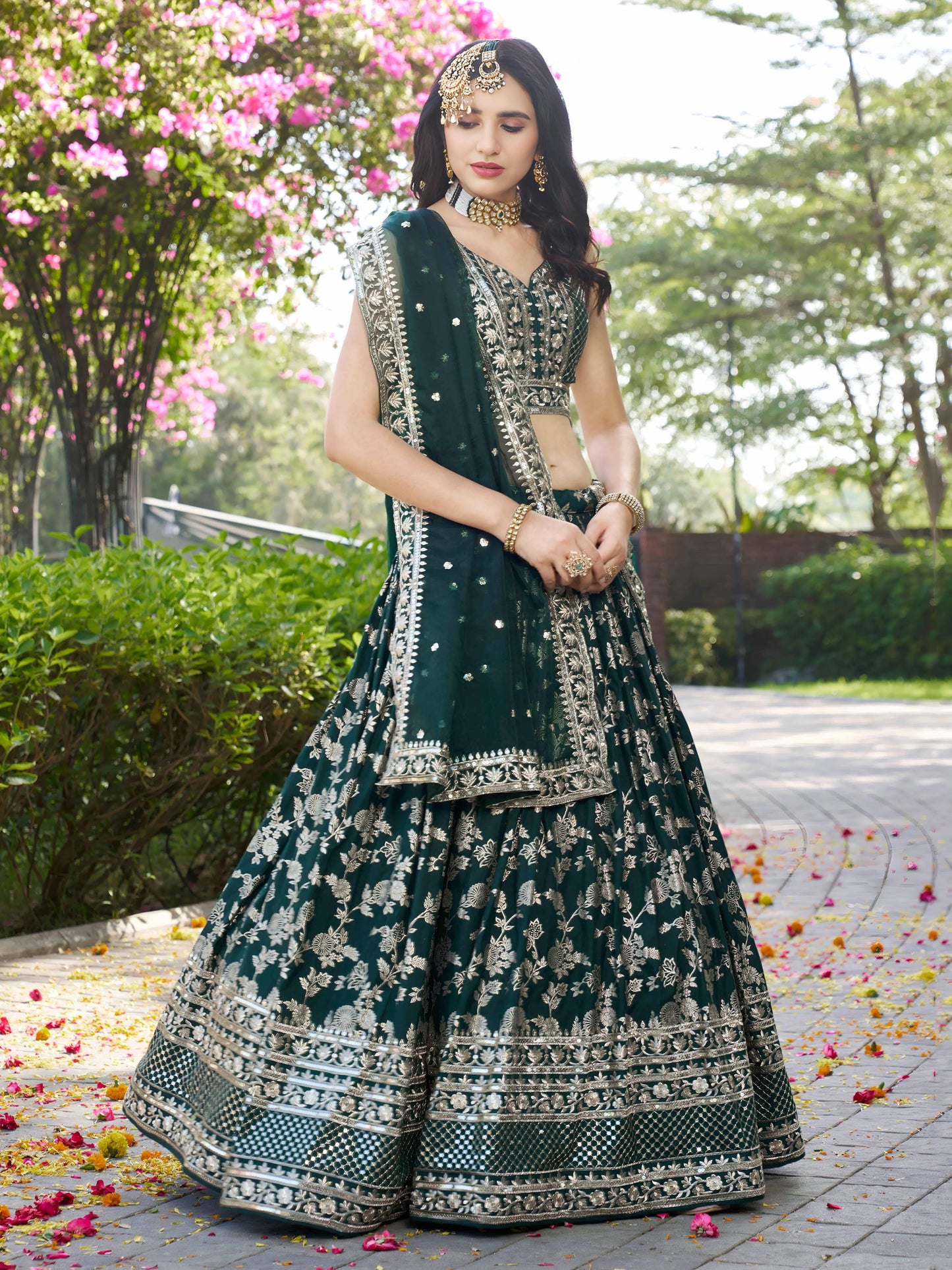 Desi Inspiration Designer Dola Silk Lehenga