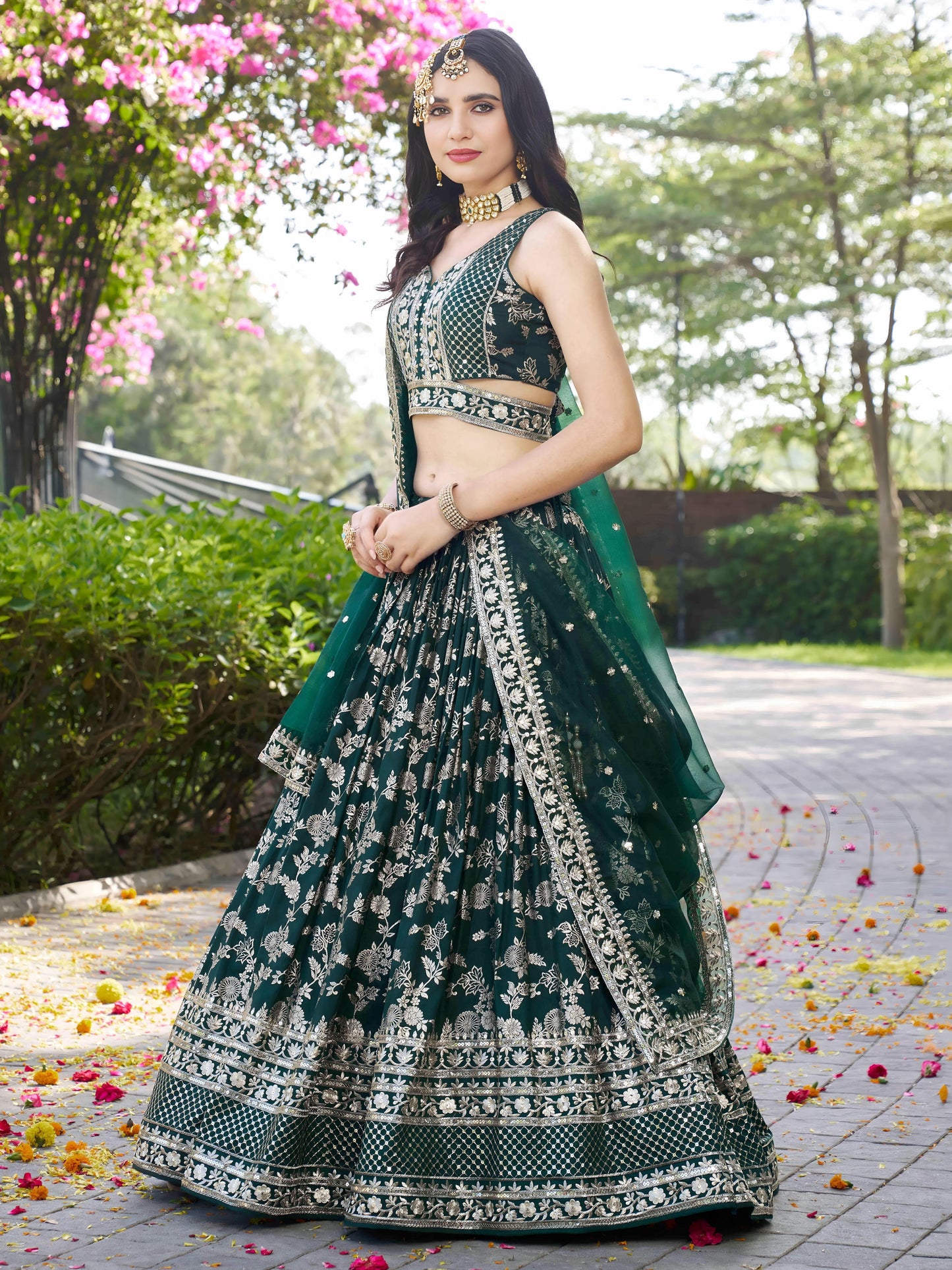 Desi Inspiration Designer Dola Silk Lehenga