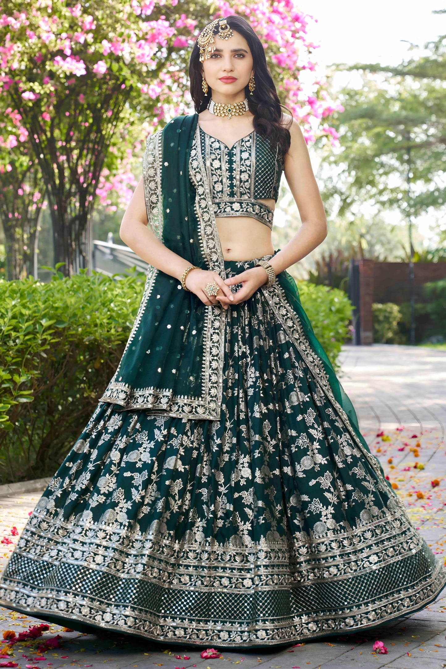 Desi Inspiration Designer Dola Silk Lehenga