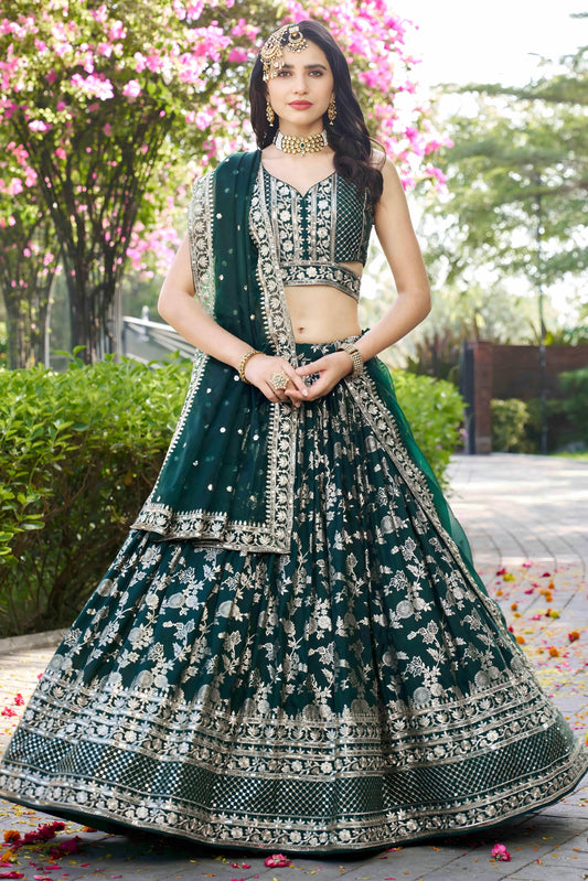 Desi Inspiration Designer Dola Silk Lehenga
