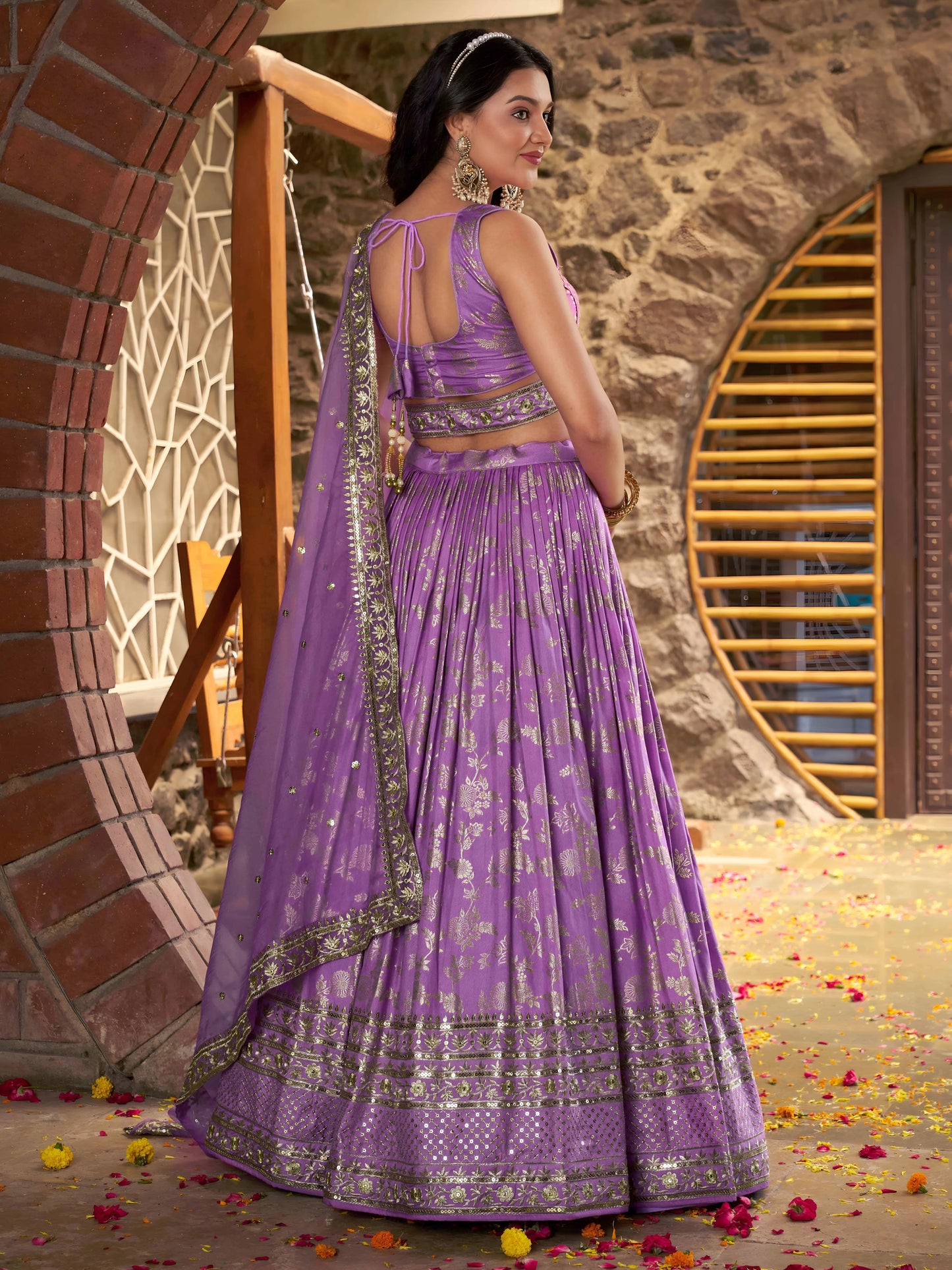 Desi Inspiration Designer Dola Silk Lehenga