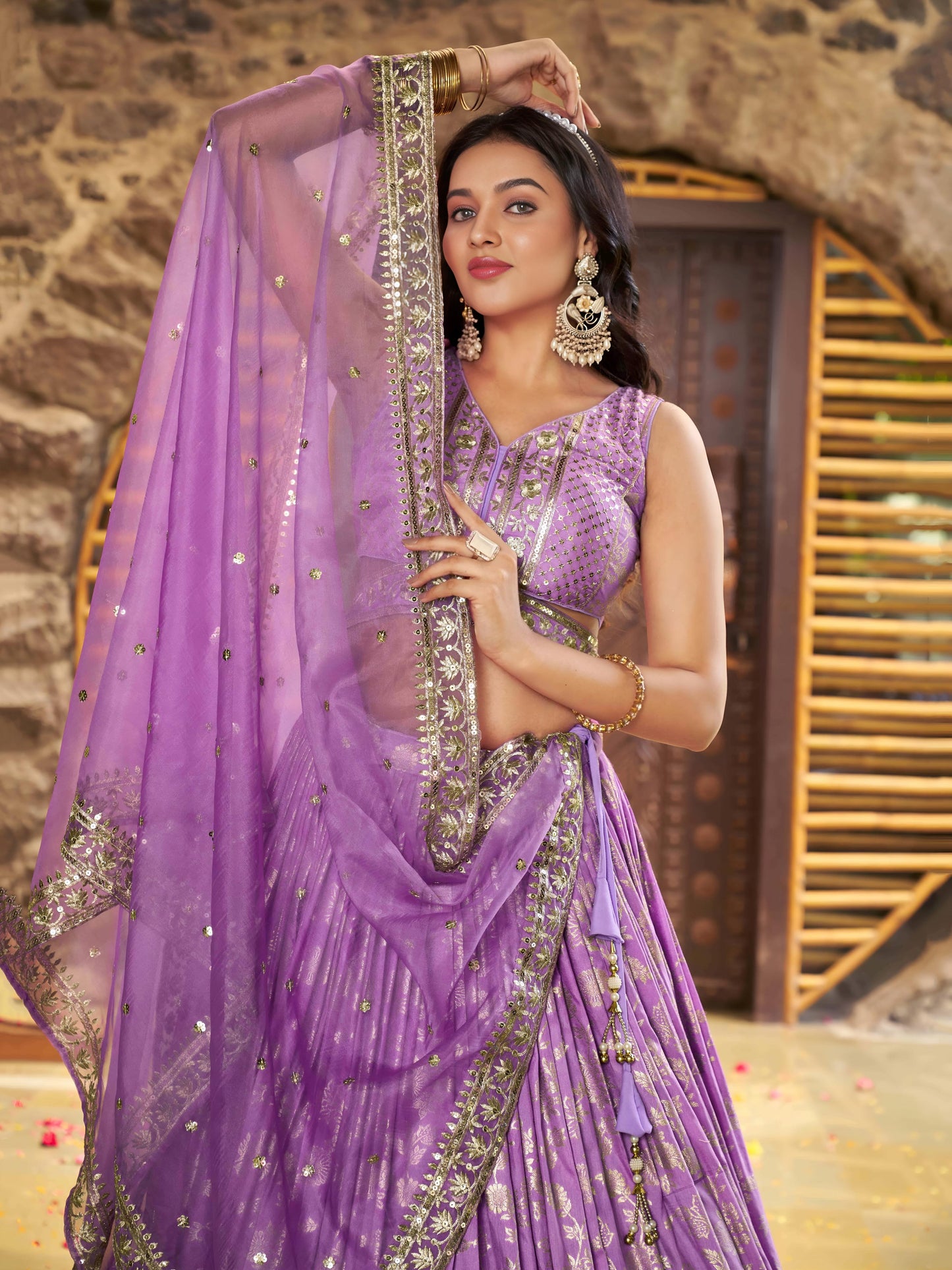 Desi Inspiration Designer Dola Silk Lehenga