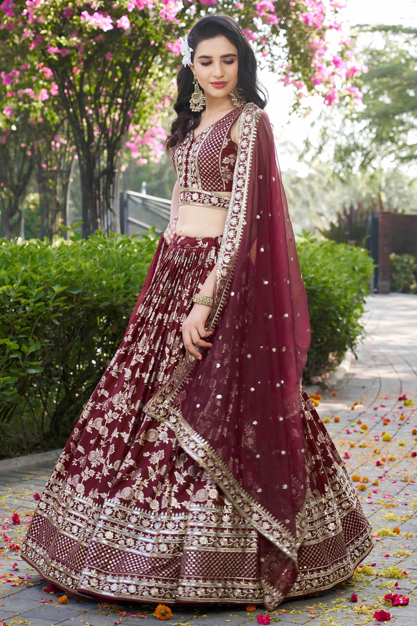 Desi Inspiration Designer Dola Silk Lehenga