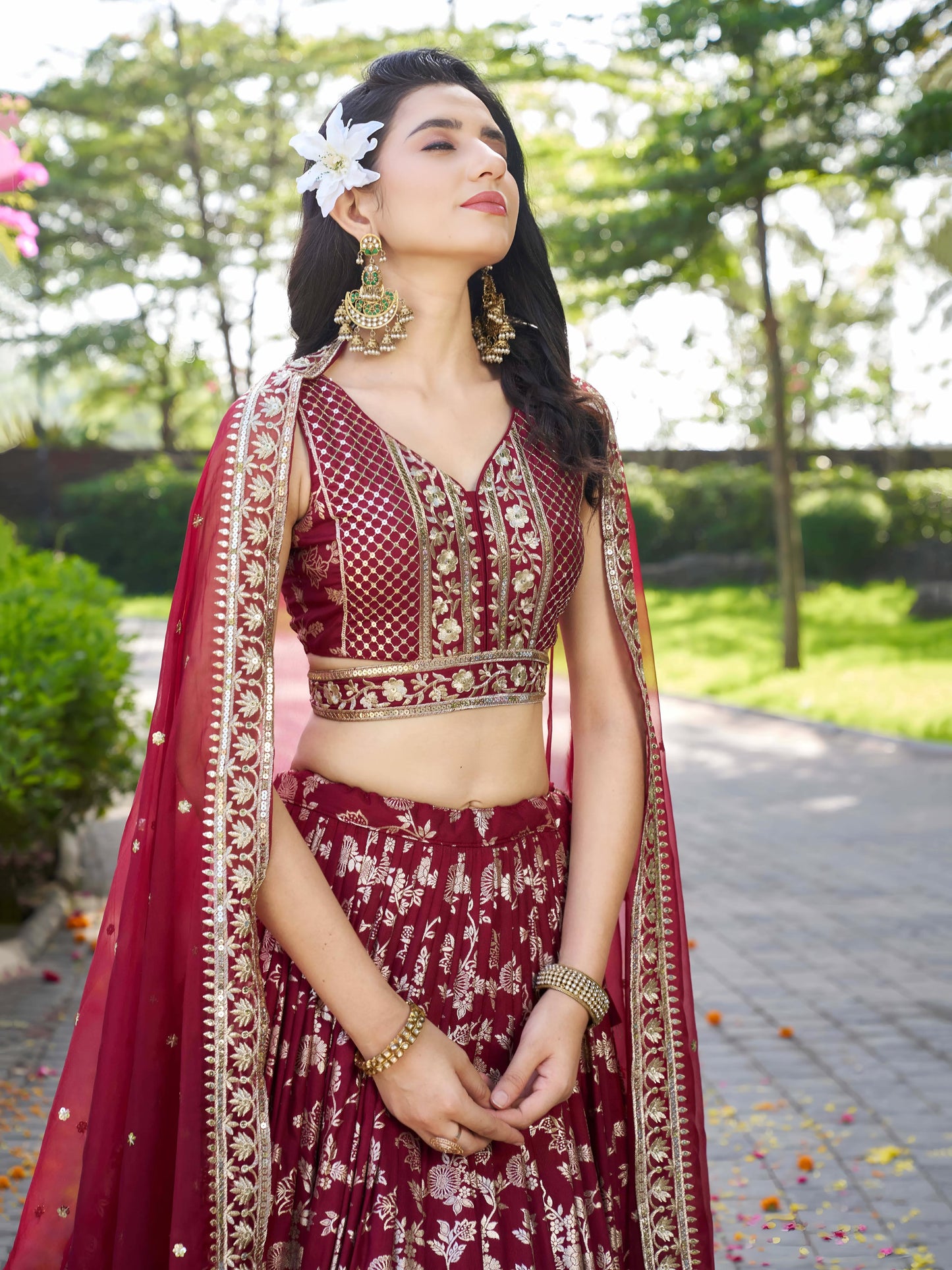 Desi Inspiration Designer Dola Silk Lehenga