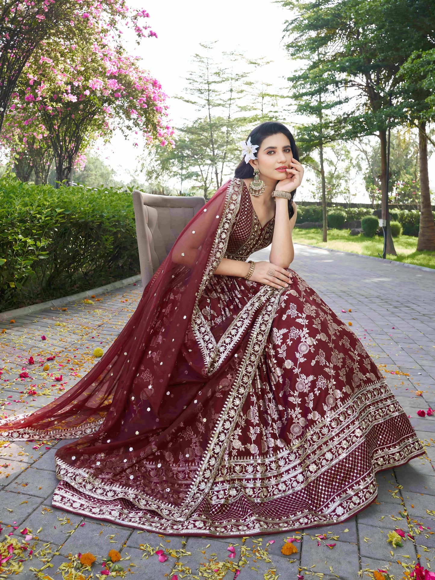Desi Inspiration Designer Dola Silk Lehenga