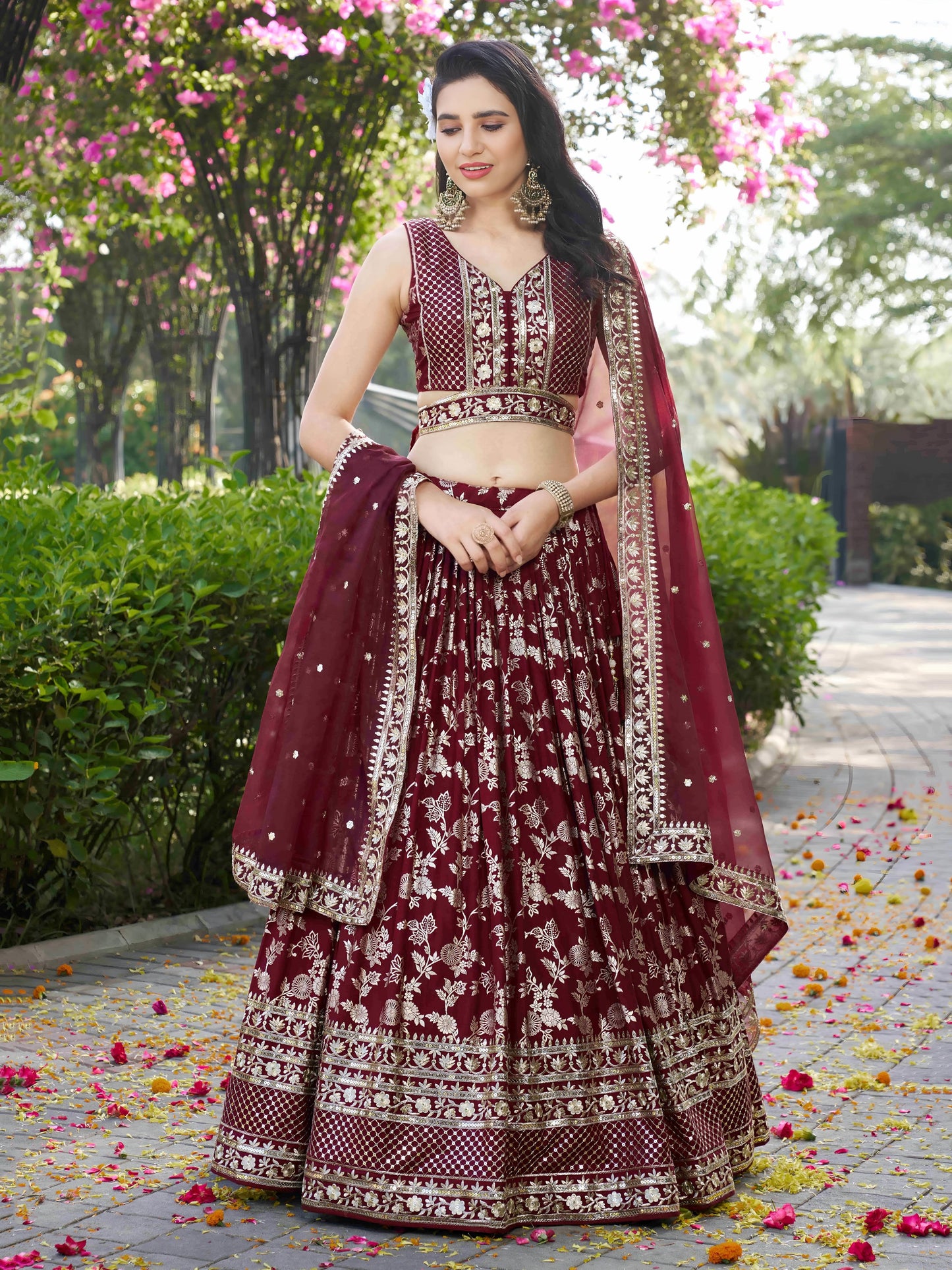 Desi Inspiration Designer Dola Silk Lehenga