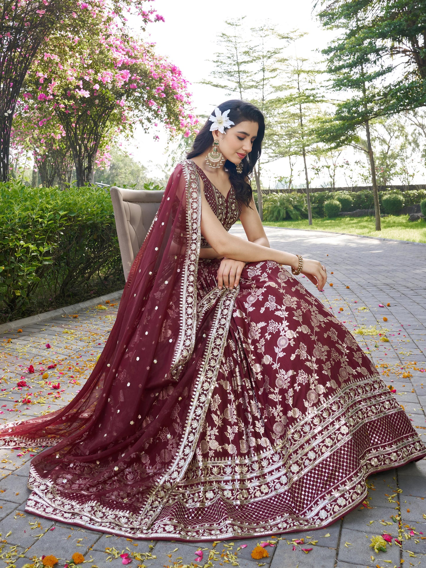 Desi Inspiration Designer Dola Silk Lehenga
