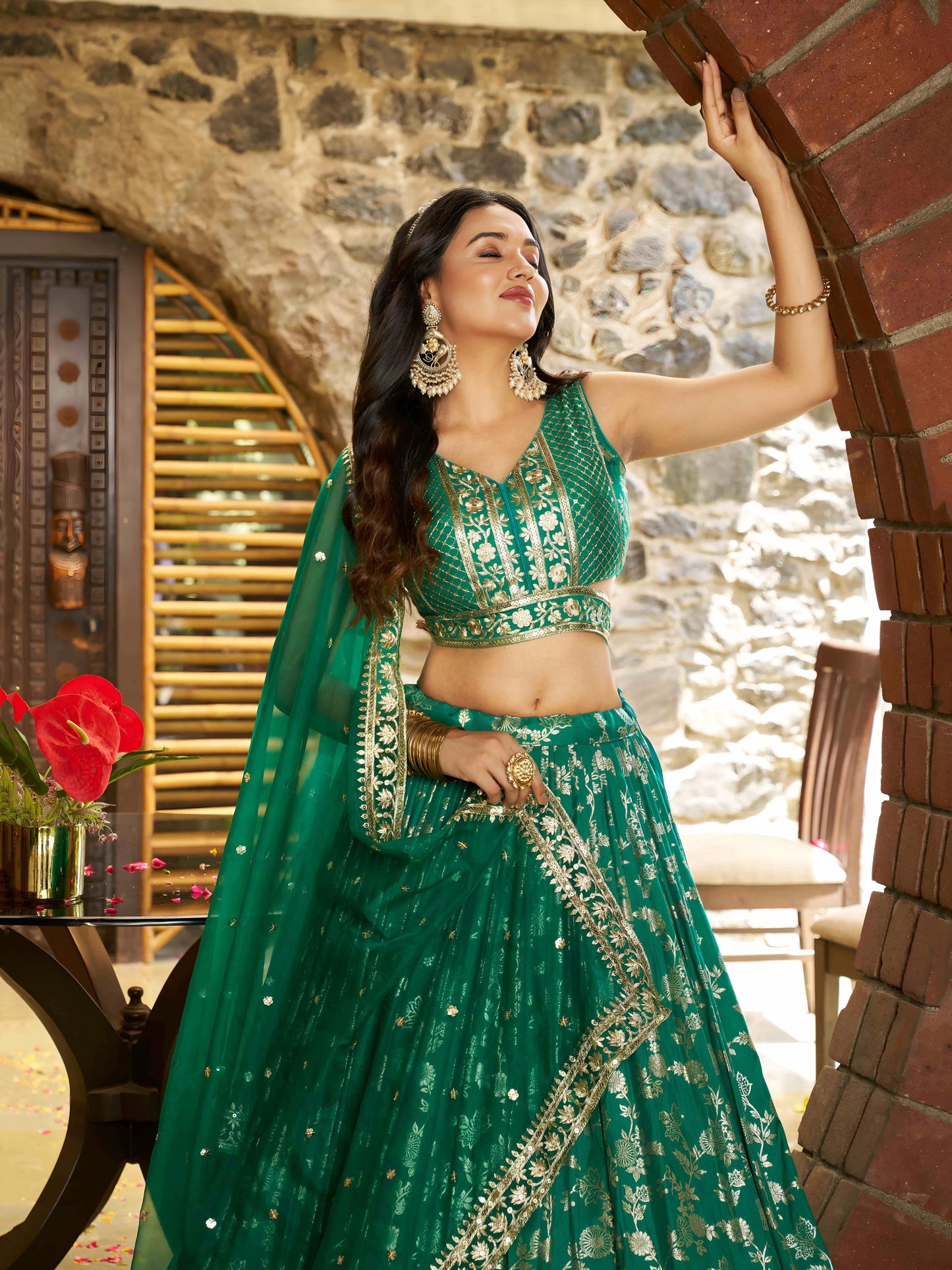 Desi Inspiration Designer Dola Silk Lehenga