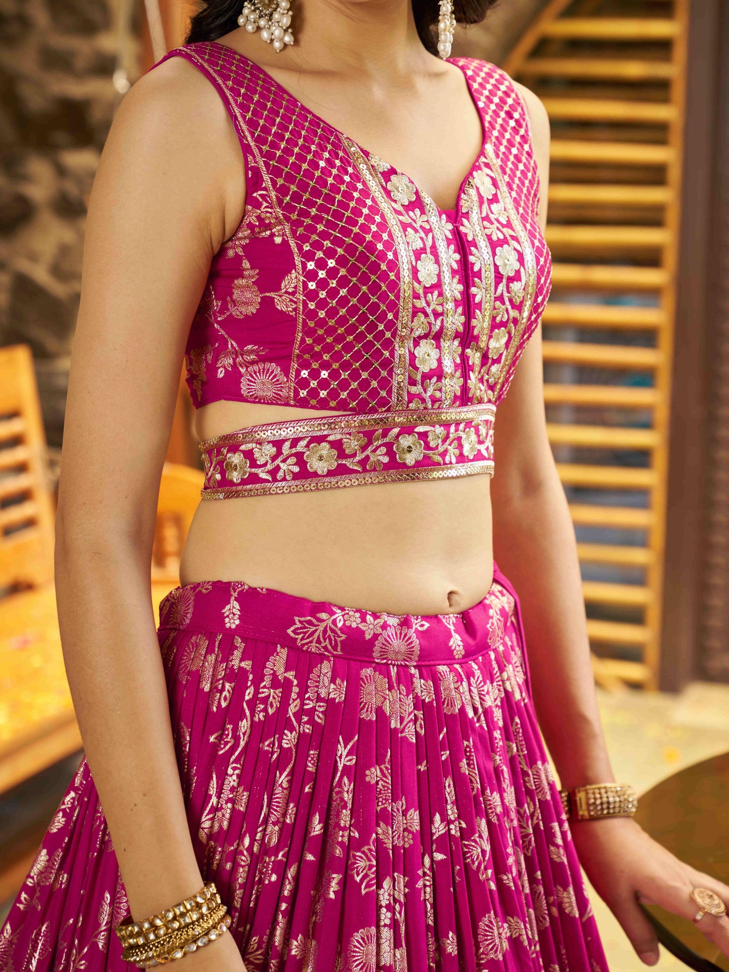 Desi Inspiration Designer Dola Silk Lehenga
