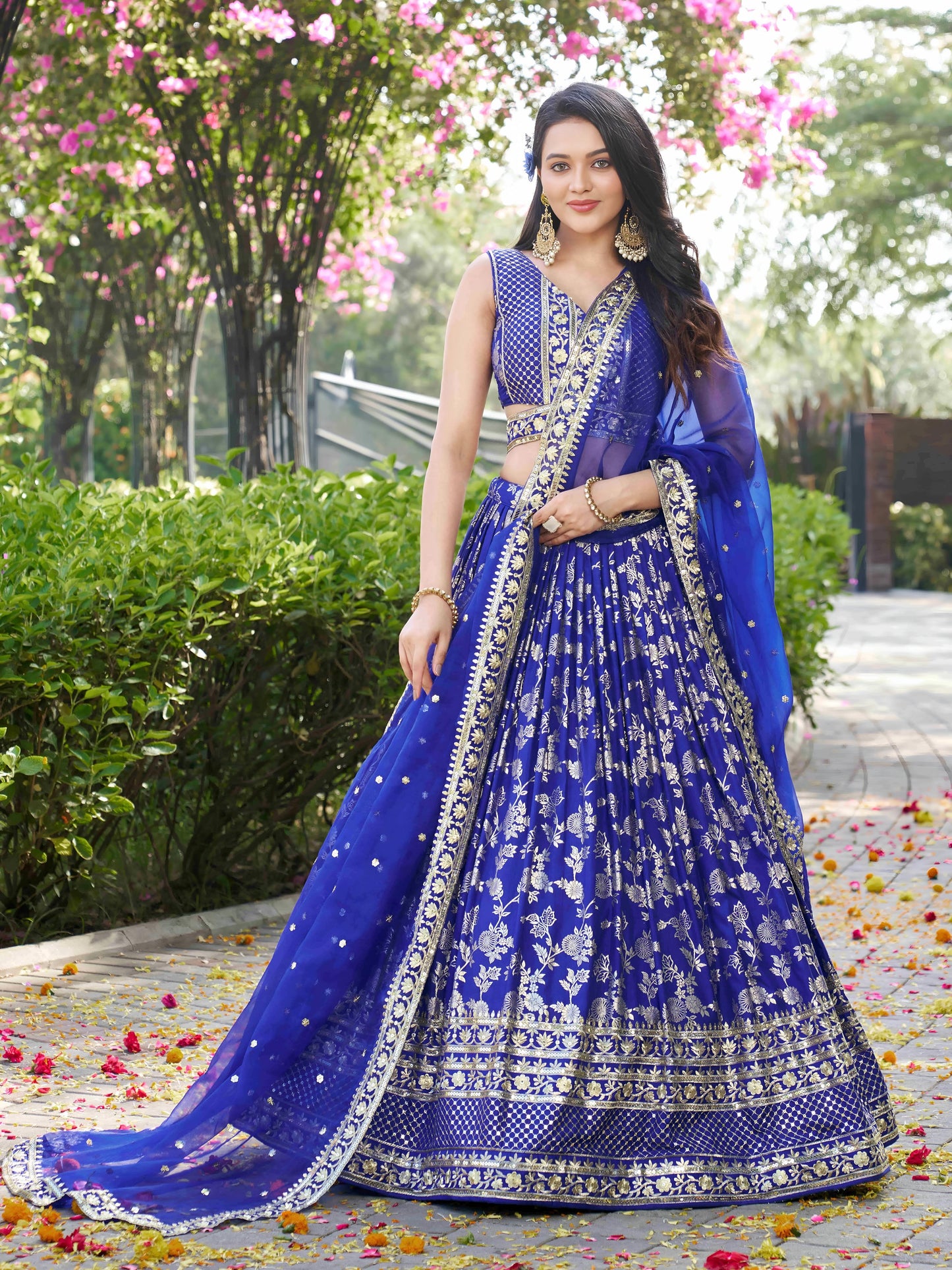 Desi Inspiration Designer Dola Silk Lehenga