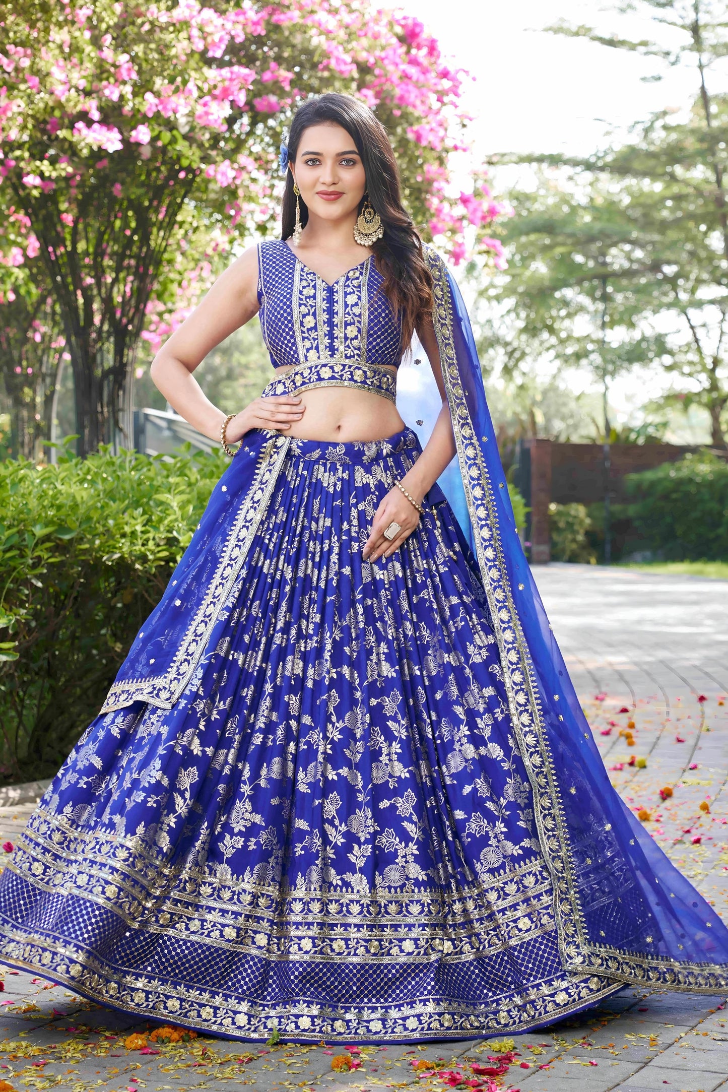 Desi Inspiration Designer Dola Silk Lehenga