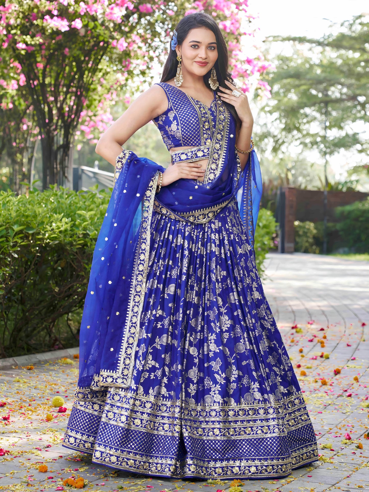 Desi Inspiration Designer Dola Silk Lehenga