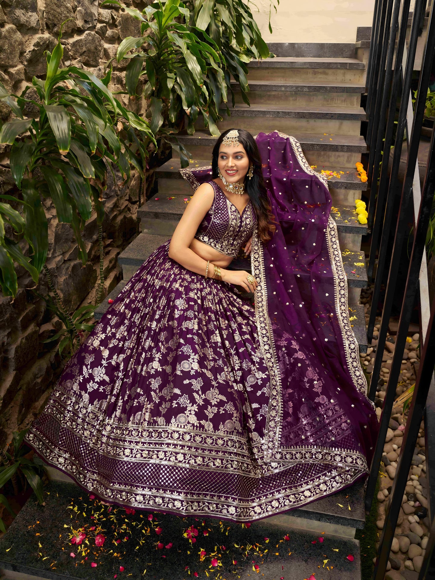 Desi Inspiration Designer Dola Silk Lehenga