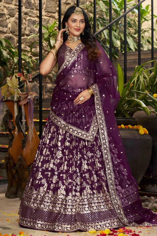 Desi Inspiration Designer Dola Silk Lehenga