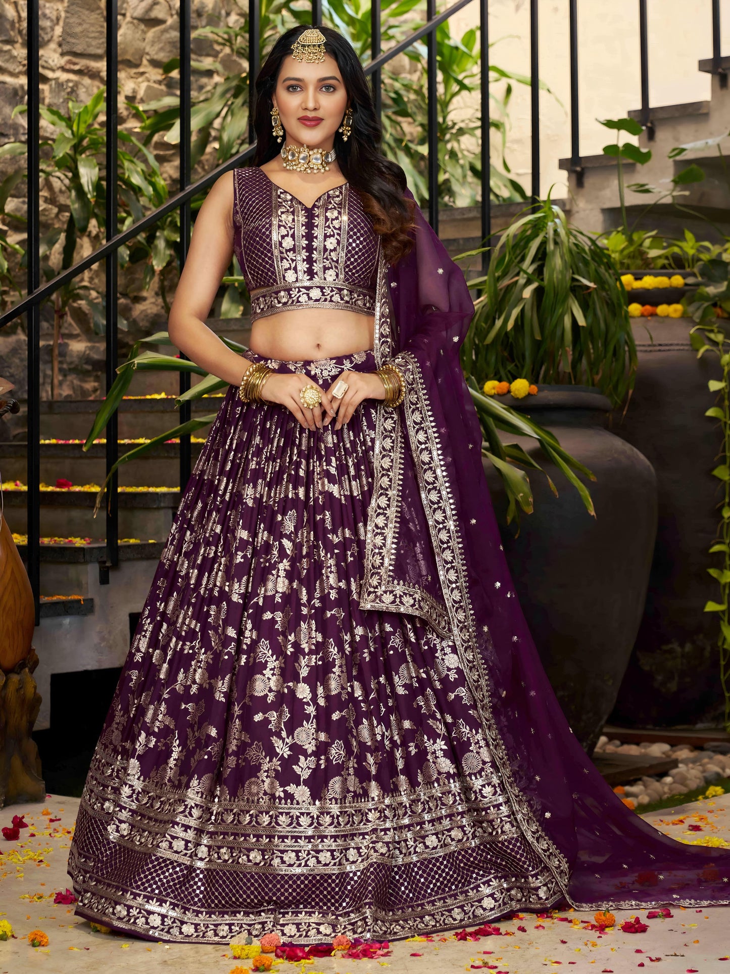 Desi Inspiration Designer Dola Silk Lehenga
