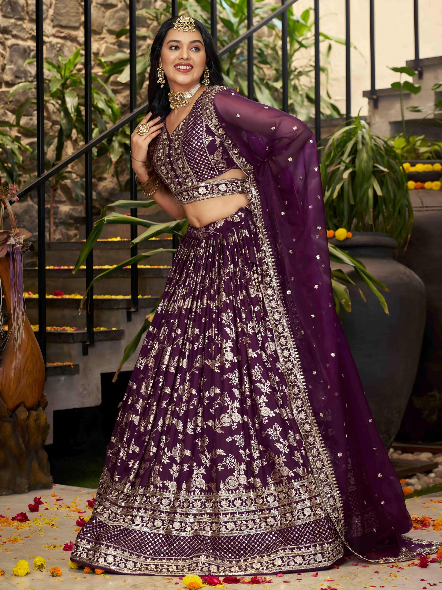 Desi Inspiration Designer Dola Silk Lehenga