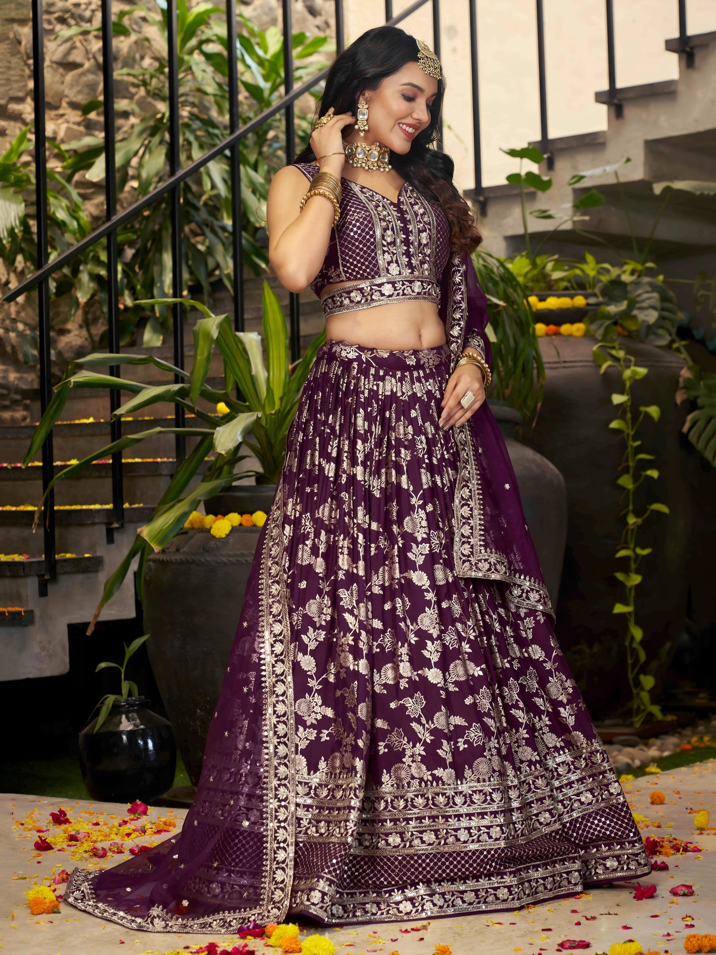 Desi Inspiration Designer Dola Silk Lehenga