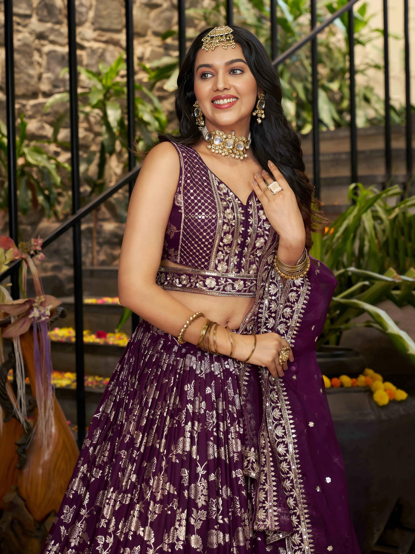 Desi Inspiration Designer Dola Silk Lehenga