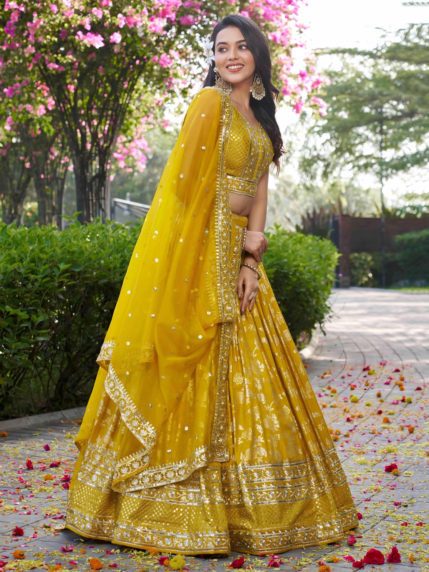 Desi Inspiration Designer Dola Silk Lehenga