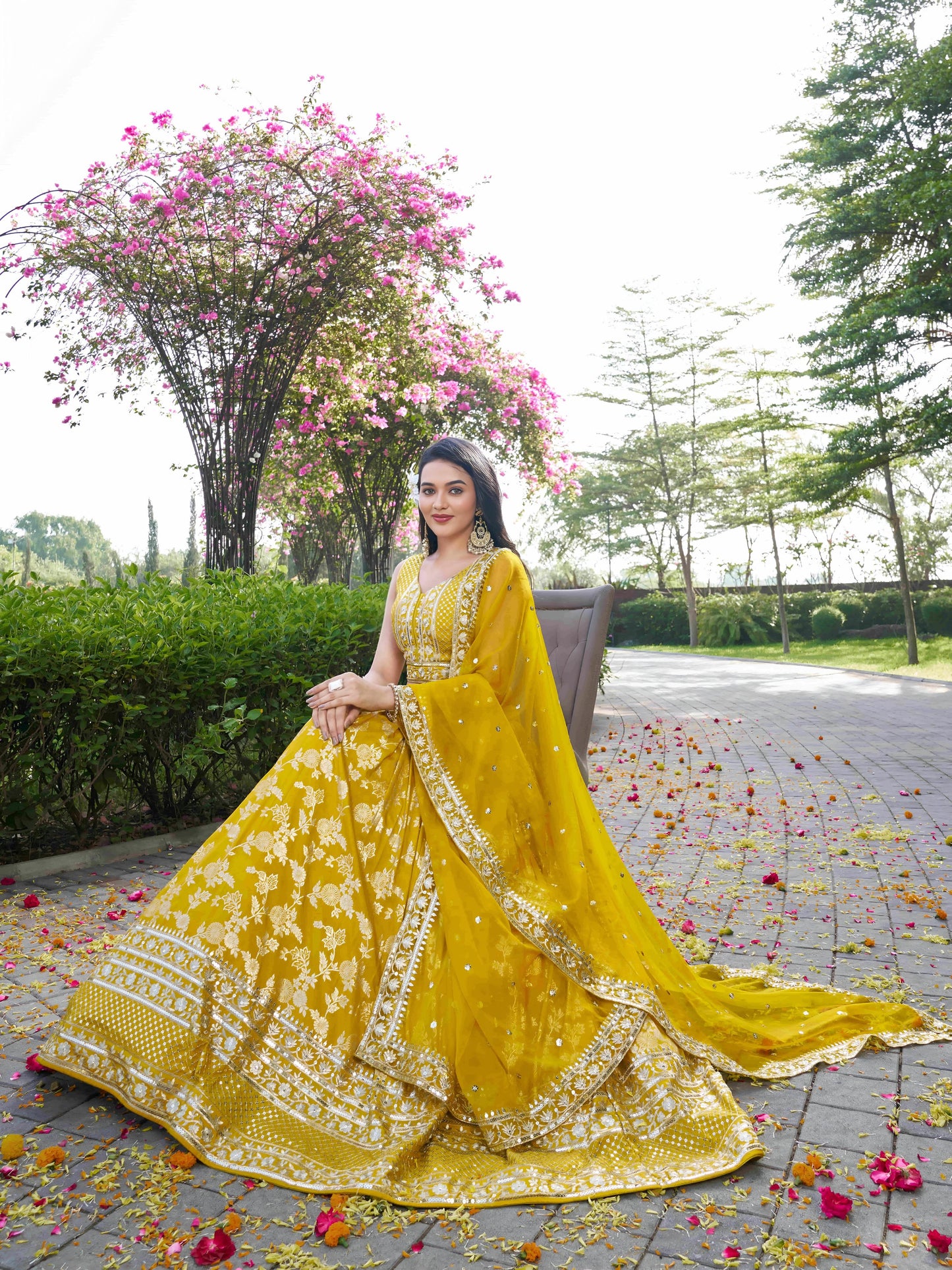 Desi Inspiration Designer Dola Silk Lehenga