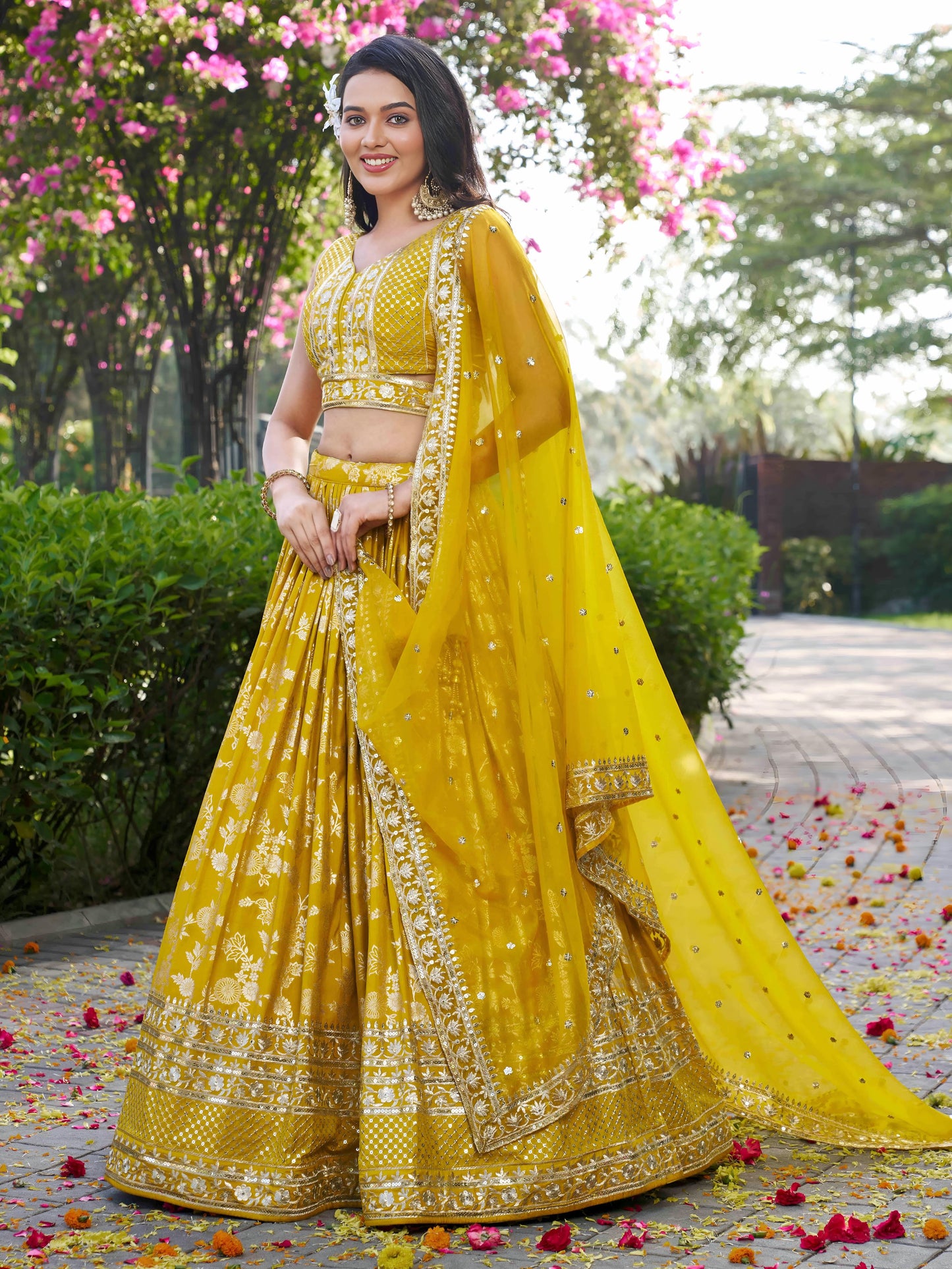 Desi Inspiration Designer Dola Silk Lehenga