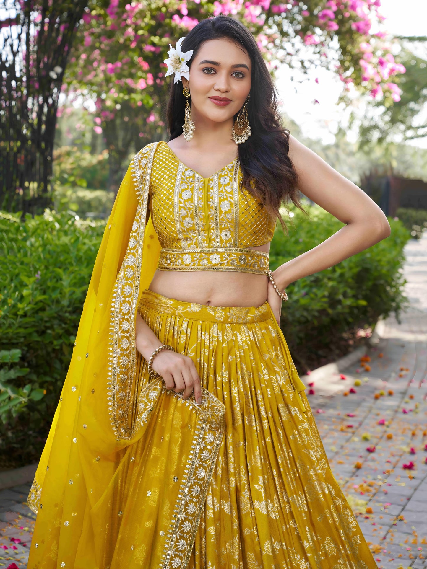 Desi Inspiration Designer Dola Silk Lehenga