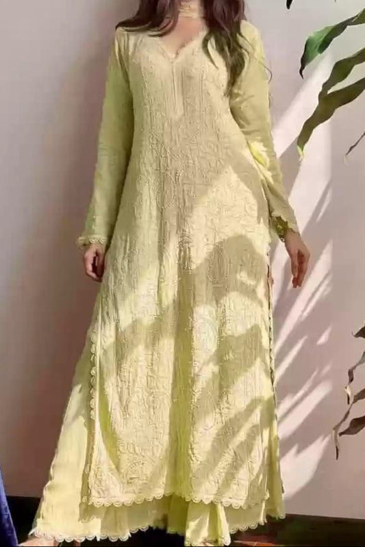 Breeze Bloom Georgette Kurti Set