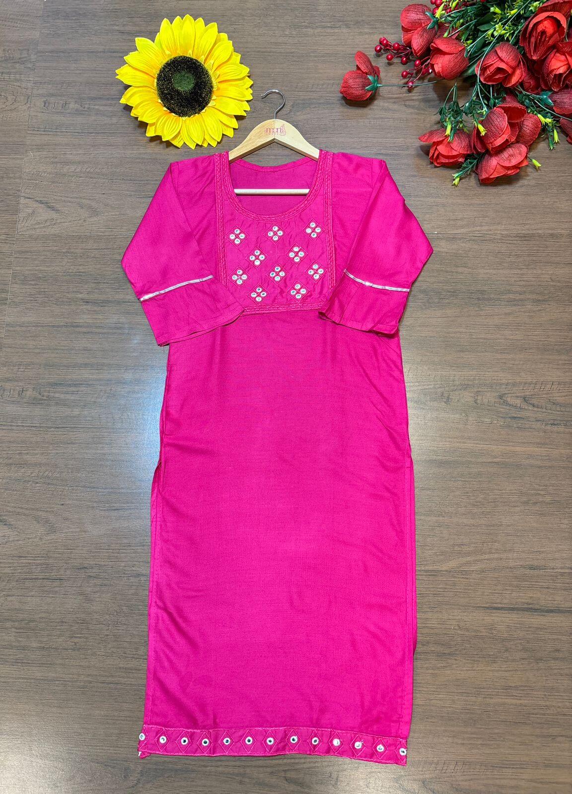 Sweet Pink -Short Kurti