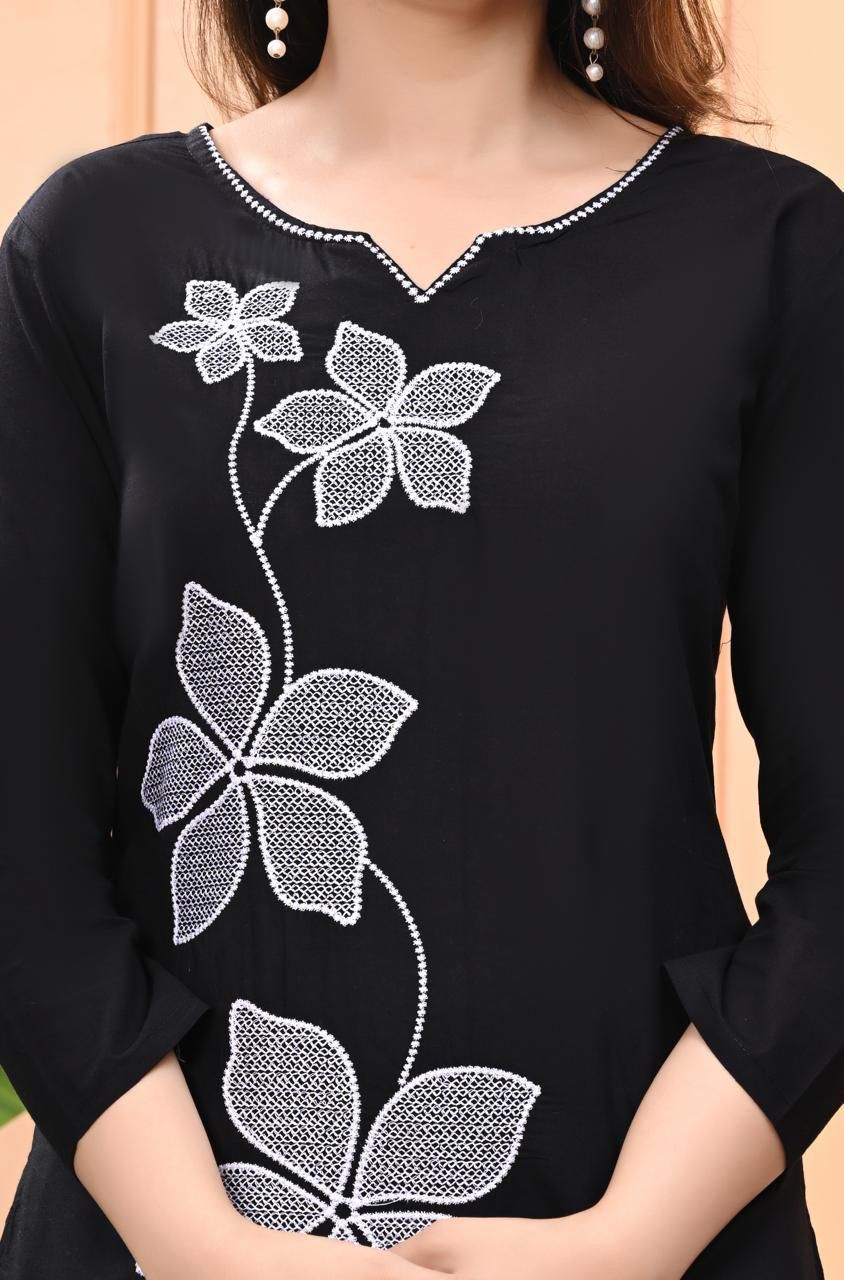 Crimson Charm Cotton Coord Set