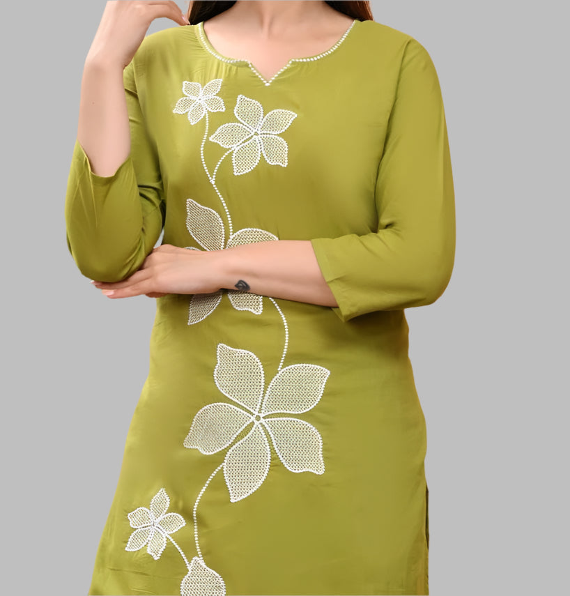 Crimson Charm Cotton Coord Set