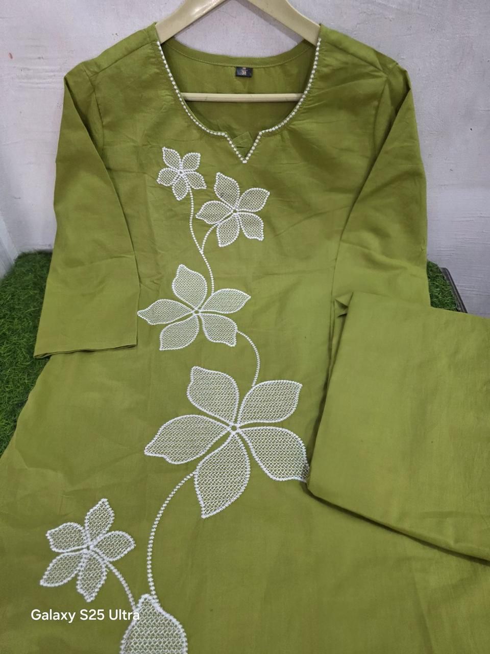 Crimson Charm Cotton Coord Set