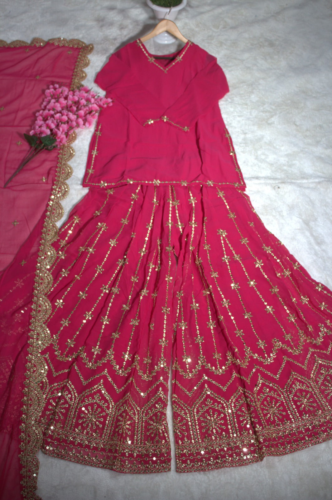 Indian Disney Princess- Rakhi Special Sharara Set