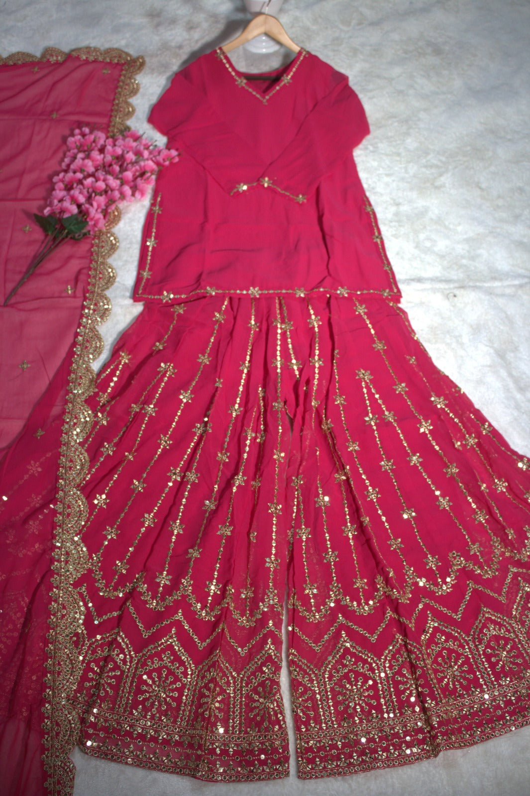 Indian Disney Princess- Rakhi Special Sharara Set