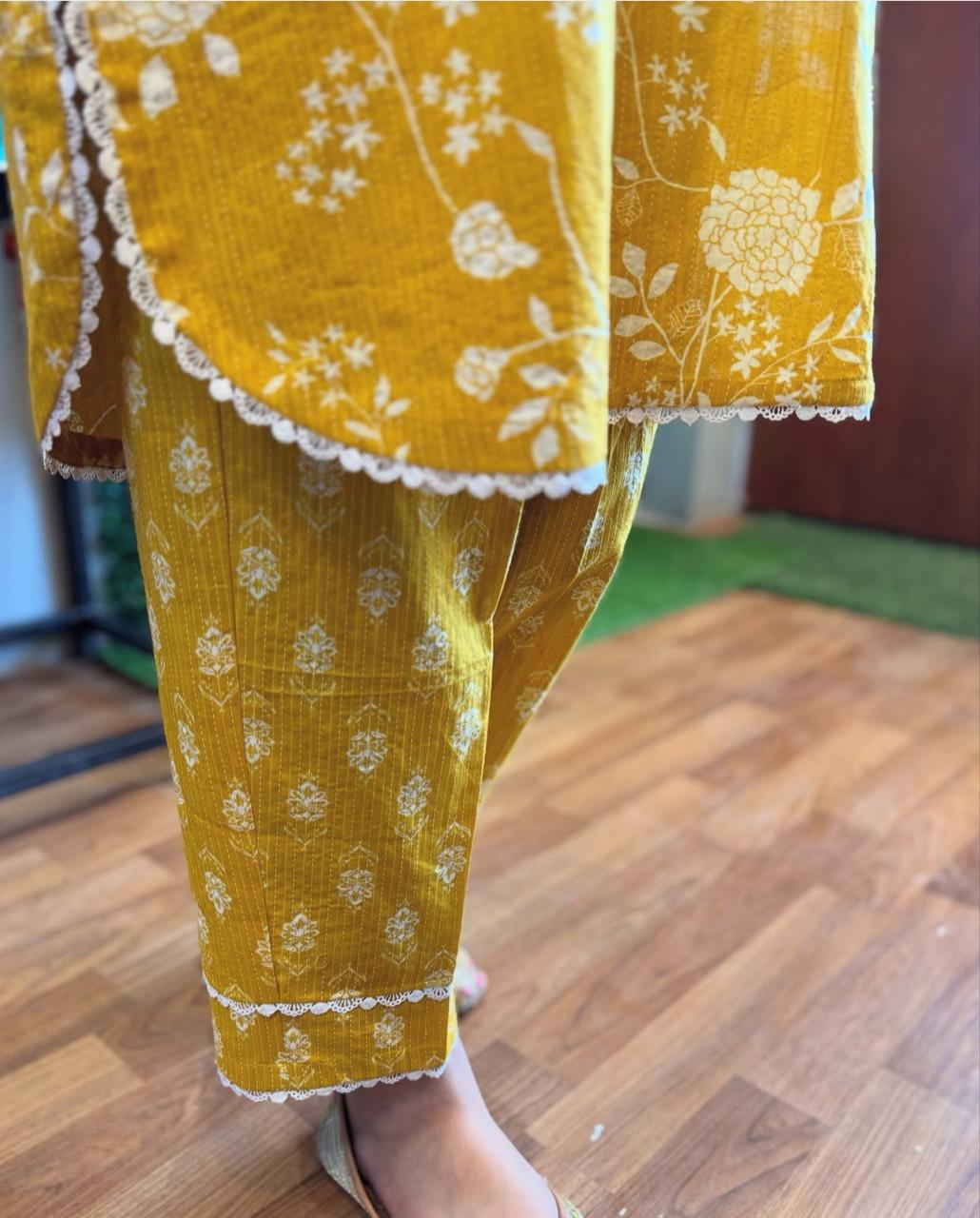 Midnight May Cotton Kurti Set