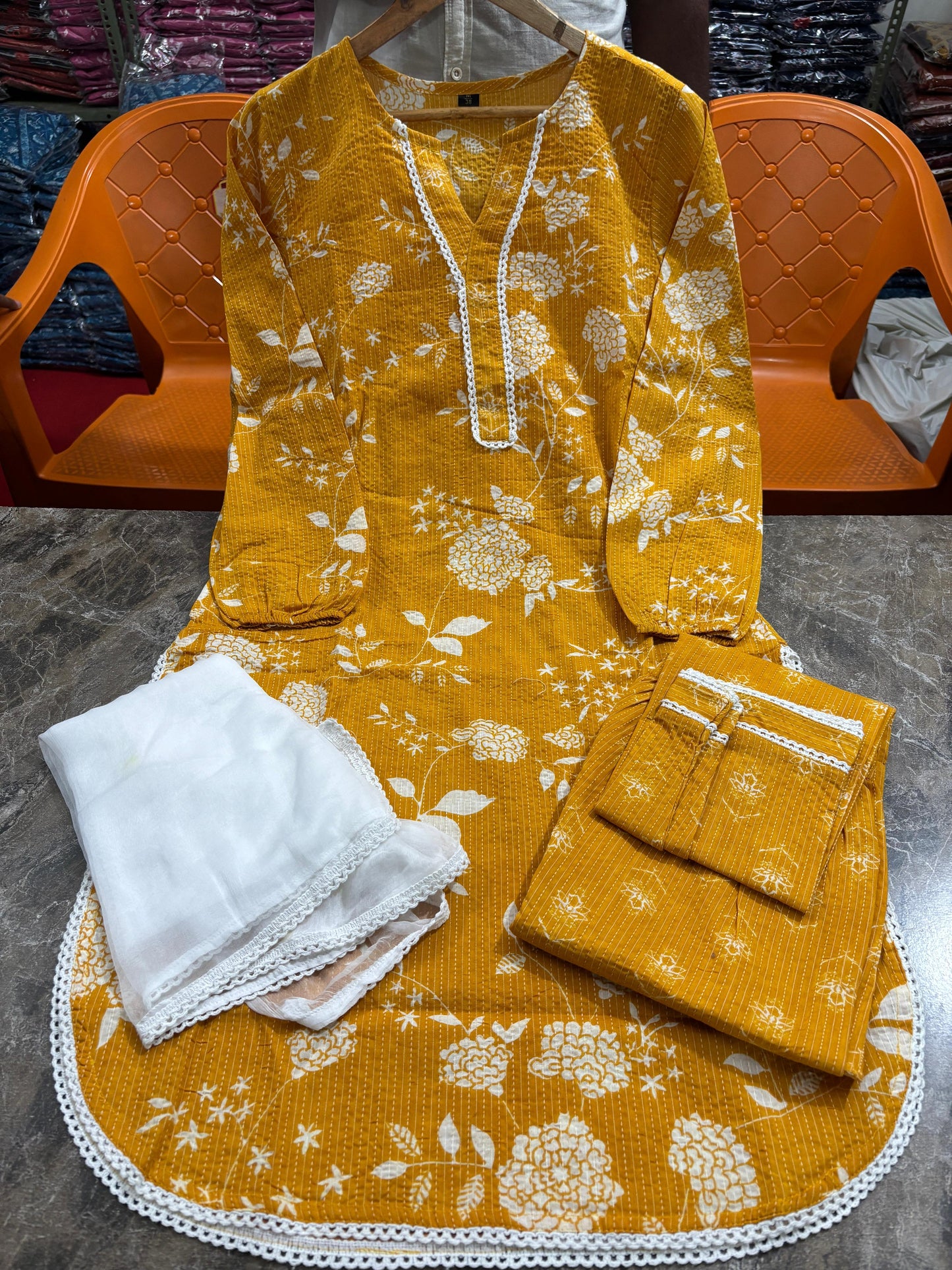 Midnight May Cotton Kurti Set