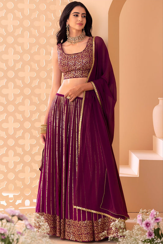 Ghungroo Glam Georgette Lehenga